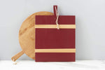 Merlot Rectangle Mod Charcuterie Board, Medium