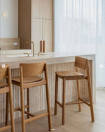 Poise Counter Stool, Light Oak