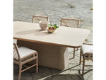 Indoor/Outdoor Presidio Dining Table - Natural, 80"