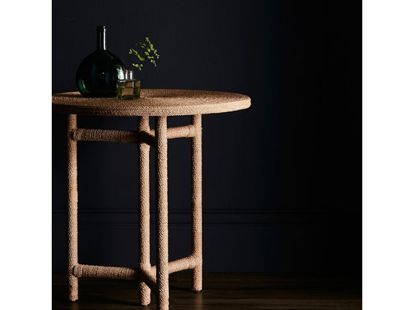 Monarch Side Table Natural, 24"Dia x 24"H