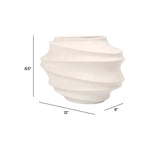 Nazra Wide Vase, 8"H
