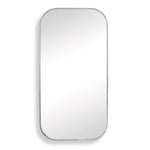 Taft Mirror - Polished Nickel, 21"W x 41"H x 1"D