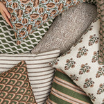 Buzios Rosewood Linen Cushion, 20" x 20"