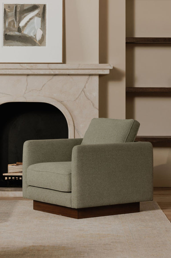 Vernon Accent Chair, Sage