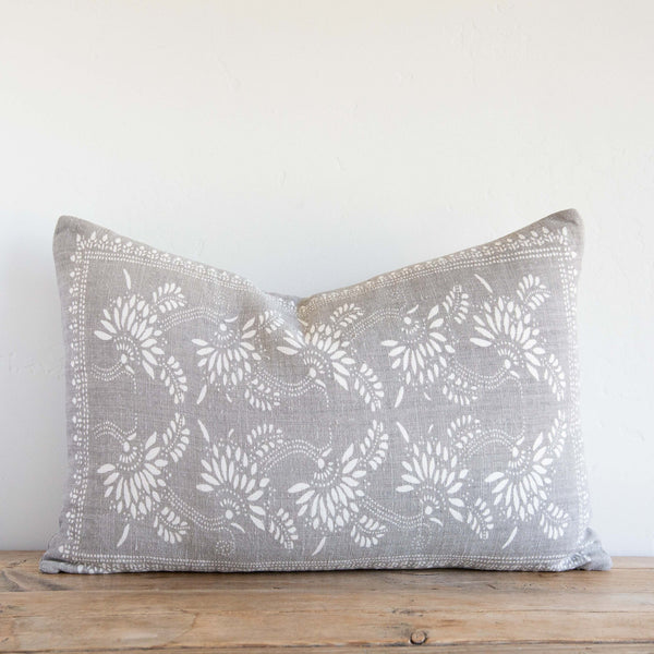 Big Mama Dark Pillow (Petite) - Grey 16" X 26"