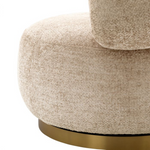 Phedra Swivel Chair, Lyssa Sand
