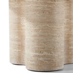 Porto Round Dining Table 60", Travertine Natural