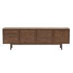 Yorke Media Cabinet, Latte, 78.75" W × 17.75" D × 28" H