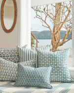 Scopello Mineral Linen Cushion, 12" x 18"