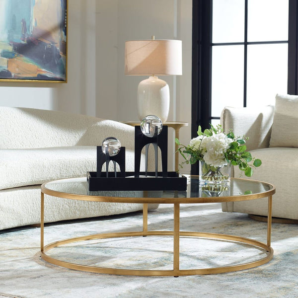 Radius Coffee Table, 48"Dia x 15"H