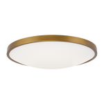 Vance 13 Flush Mount, Aged Brass, 13.4" Dia