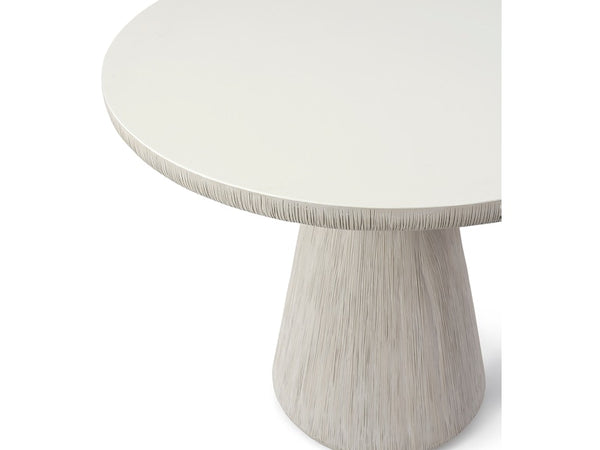 Sierra Outdoor Bistro Table, Oak,  36" Dia x  30"H
