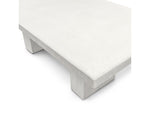 Delano Outdoor Rectangle Dining Table, White, 83.75"L x 41.75"W