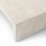 Abbott Stone and Rope Wrapped Nested Coffee Table, 66"L X 41.75"W X 18.25"H