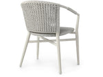 Nina Outdoor Stackable Arm Chair, Stone