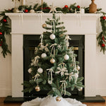 Beige Velvet Ribbon Bow, 5"