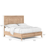 Post Panel Bed, King & Queen
