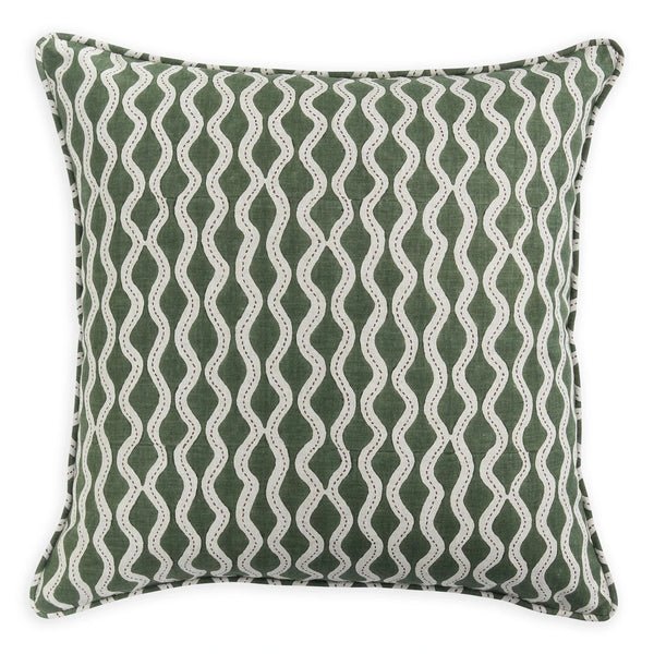 Aravelli Rosewood Linen Cushion, 20" x 20"