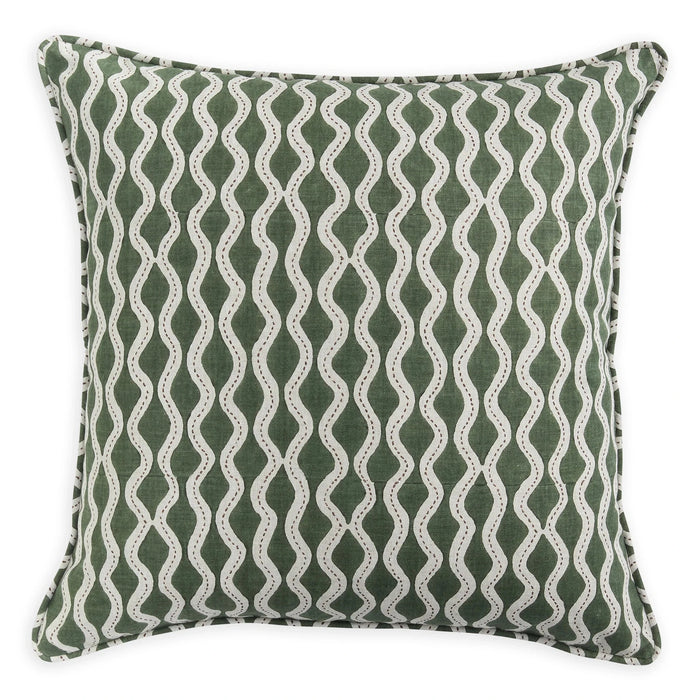 Aravelli Rosewood Linen Cushion, 20" x 20"