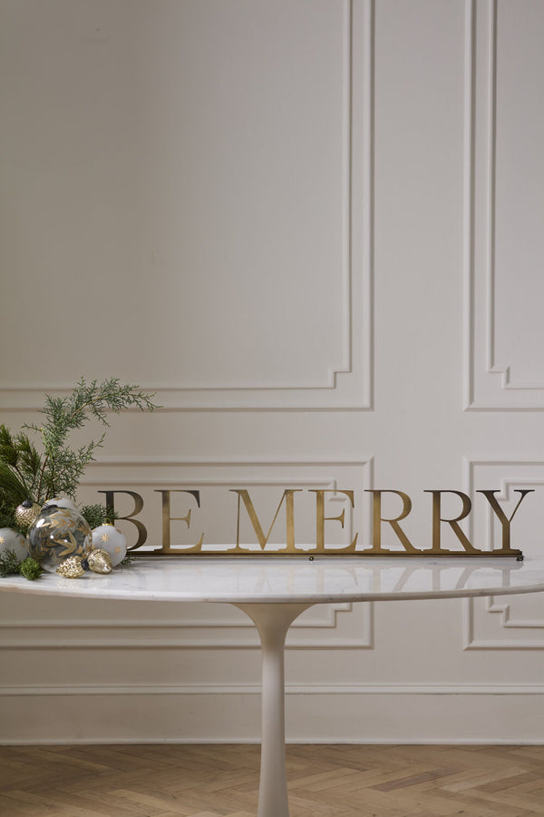 Be Merry Mantle Sign,  41"W