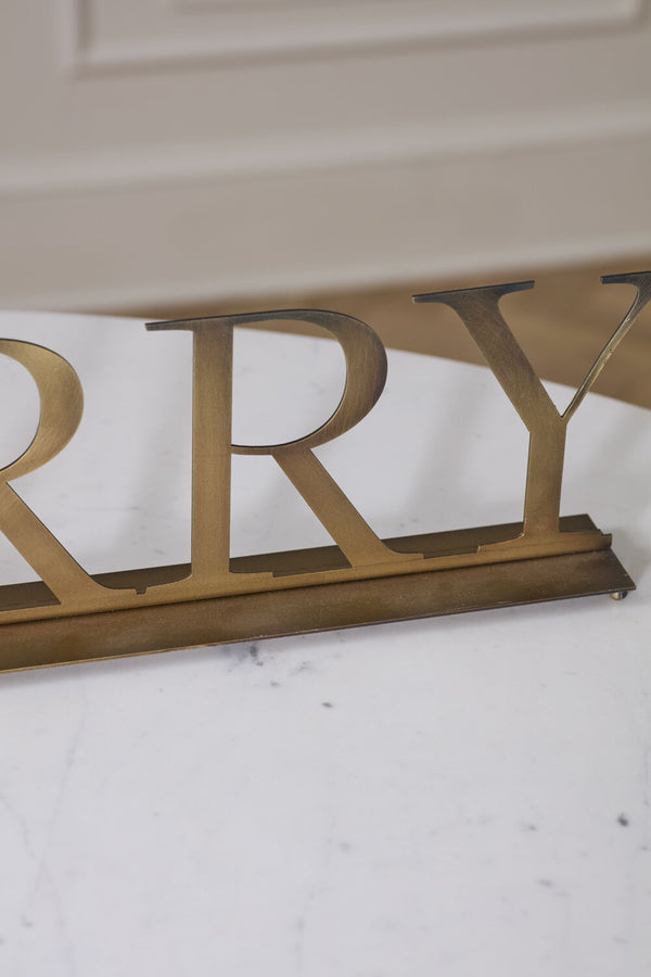 Be Merry Mantle Sign,  41"W