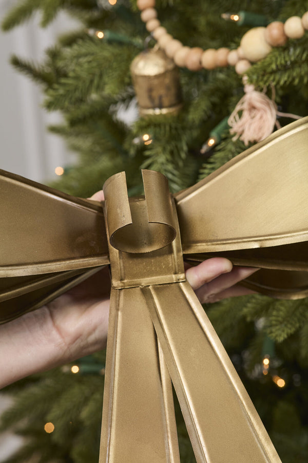Bow Tree Topper, 12"