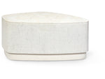 Holland Outdoor Coffee Table, White, 34"L X 16.75"W X 15.25"H