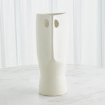 Popeye Vase, White, Tall
