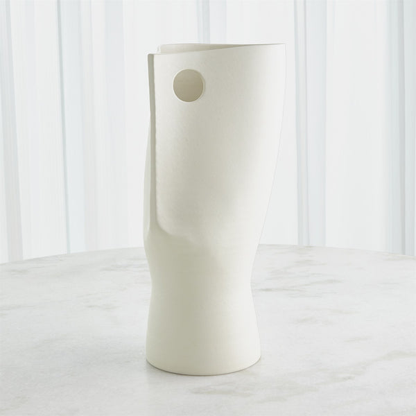 Popeye Vase, White, Tall
