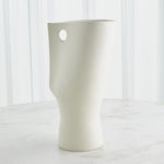 Popeye Vase, White, Tall