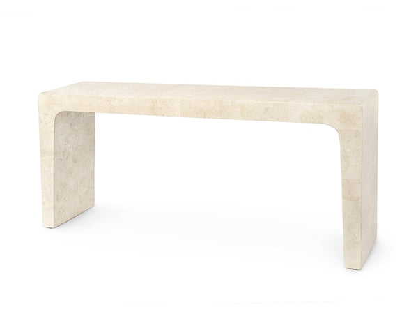 Abbott Stone Console Table, 72"W x 16"D x 32"H