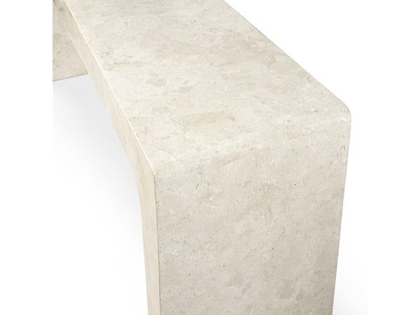 Abbott Stone Console Table, 72"W x 16"D x 32"H