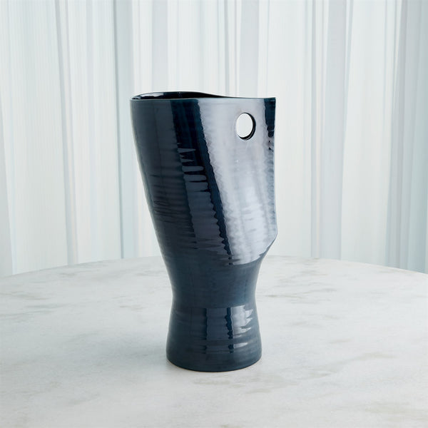 Popeye Vase, Indigo, Tall