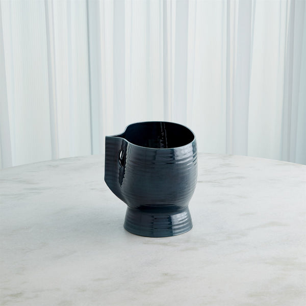 Popeye Vase, Indigo, Short