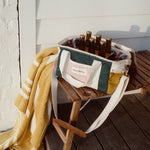 Beach Towel, Vintage Yellow Stripe