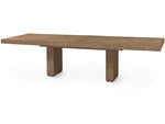 Broderick Dining Table, Sand  80" to 120" L