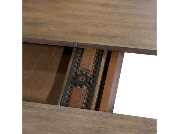 Broderick Dining Table, Sand  80" to 120" L