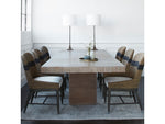 Broderick Dining Table, Sand  80" to 120" L