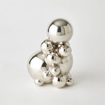 Bubble Orb Holder, Nickel Sphere, Large, 11"H