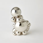 Bubble Orb Holder, Nickel Sphere, Large, 11"H