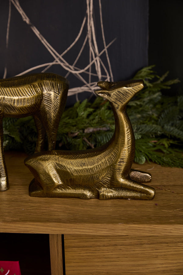 Prancer Reindeer Figurine, Sitting