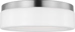 Rhett Medium Flush Mount - Brushed Nickel, 12"Dia