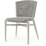 Nina Outdoor Stackable Side Chair, Stone