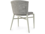 Nina Outdoor Stackable Side Chair, Stone