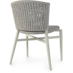 Nina Outdoor Stackable Side Chair, Stone