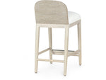 Surrey 24" Counter Stool, Cream White Leather