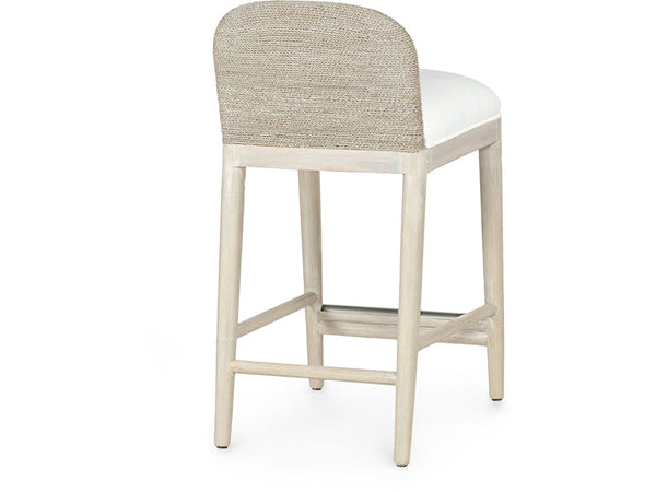 Surrey 24" Counter Stool, Cream White Leather