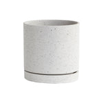 Callahan Pot with Saucer, Terrazzo, 2 Sizes