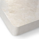 Dakota Square Coffee Table, White, 48"Dia x 15"H