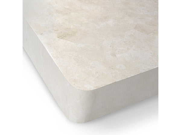 Dakota Rectangular Coffee Table - White, 60"W x 35"D